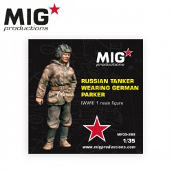 1/35 RUSSIAN TANKER WEARING GERMAN PARKER (WWII) - MIGMP35-280
