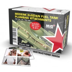 1/35 Modern Russian Fuel Tank Plumbing Attachments - MIGMP35-350