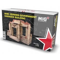 1/72 GERMAN DAMAGED BUILDING - MIGMP72-081