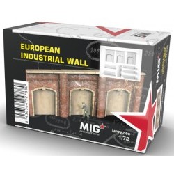 1/72 EUROPEAN INDUSTRIAL WALL - MIGMP72-096