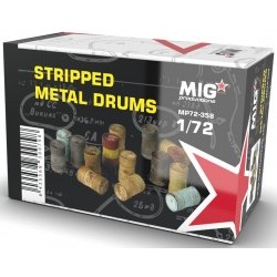 1/72 STRIPPED METAL DRUMS - MIGMP72-358