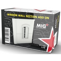 1/72 WINDOW WALL SECTION ADD ON - MIGMP72-405