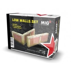 1/72 LOW WALLS SET - MIGMP72-409