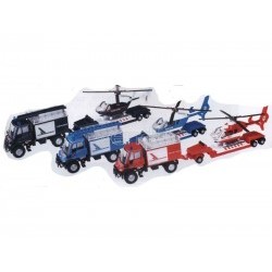 1/40 SECURITY TRUCK TRAILER (3 assorted models) - MMO58006
