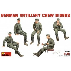 1/35 German Artillery Crew Riders  - MNA35040