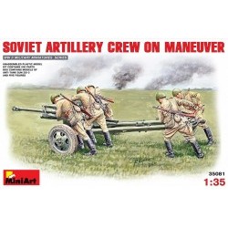 1/35 Soviet Artillery Crew on Maneuver - MNA35081