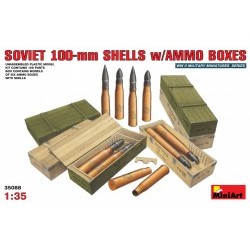 1/35 Soviet 100-mm Shells w/ Ammo Boxes - MNA35088