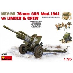 1/35 USV-BR 76-mm Gun Mod.1941 w/Limber & Crew - MNA35129