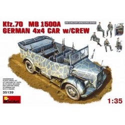 1/35 Kfz.70 (MB 1500A) German 4x4 Car w/Crew - MNA35139