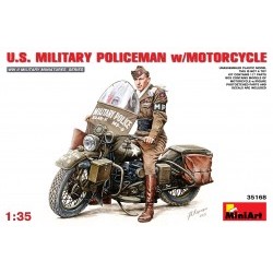 1/35 U.S. Military Policeman with Motorcycle - MNA35168