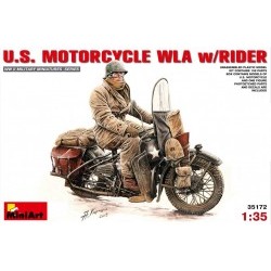 1/35 U.S. Motorcycle WLA with Rider - MNA35172