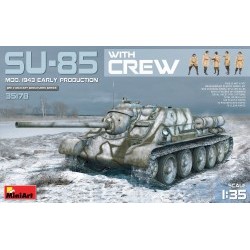 1/35 SU-85 Mod. 1943 (Early Production) w/Crew - MNA35178