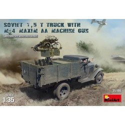 1/35 Soviet 1,5 t Truck w/ M-4 Maxim AA Machine Gun - MNA35186