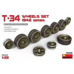 1/35 T-34 Wheels set. 1942 Series - MNA35236