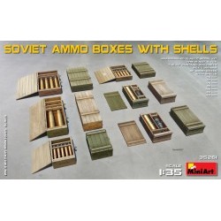 1/35 Soviet Ammo Boxes w/Shells - MNA35261