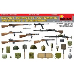 1/35 Soviet Infantry Automatic Weapons & Equipment.Special Edition (PE Parts) - MNA35268