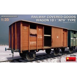 1/35 Railway Covered Goods Wagon 18t "NTV" Type - MNA35288