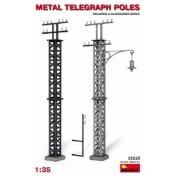 1/35 Metal Telegraph Poles - MNA35529