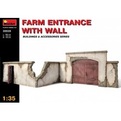 1/35 Farm Entrance with Wall  - MNA35535