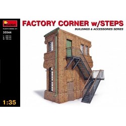 1/35 Factory Corner with steps - MNA35544
