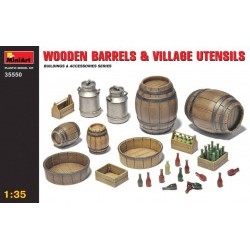 1/35 Wooden Barrels & Village Utensils - MNA35550