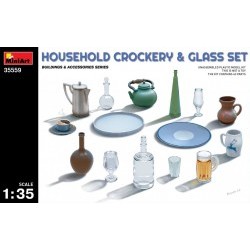 1/35 Household Crockery & Glass Set - MNA35559