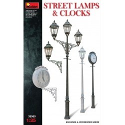 1/35 Street Lamps & Clocks - MNA35560