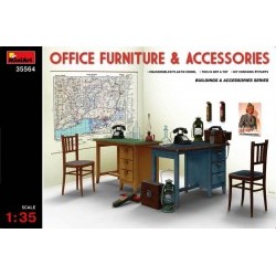 1/35 Office Furniture & Accessories - MNA35564