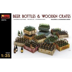 1/35 Beer Bottles & Wooden Crates - MNA35574