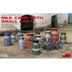 1/35 MILK CANS WITH SMALL CART - MNA35580