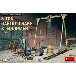 1/35 5 Ton Gantry Crane & Equipment - MNA35589