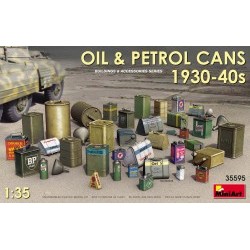 1/35 Oil & Petrol Cans 1930-40s - MNA35595