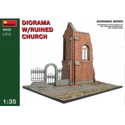 1/35 Diorama w/Ruined Church - MNA36030