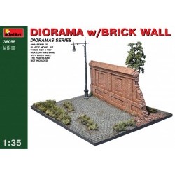 1/35 Diorama w/Brick Wall - MNA36055