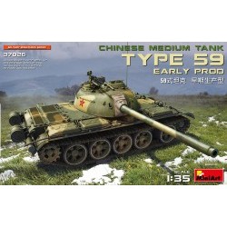 1/35 Type 59 Early Prod. Chinese Medium Tank - MNA37026