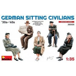 1/35 German Sitting Sivilians '30s-'40s - MNA38006