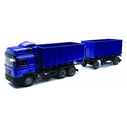 1/43 Man F2000 Twin Dump Truck - NRA15043A