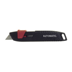COLTELLO PROFESSIONALE per antinfortunistica, con rientro automatico della lama a fine lavoro - PGM566.00