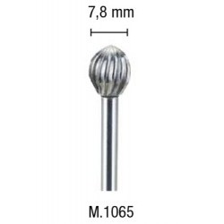 Fresa acciaio ovale 7,8mm - PGMM.1065