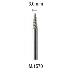 Fresa carburo tugsteno conica 3mm - PGMM.1570