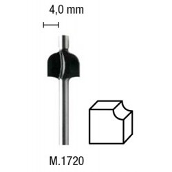 Fresa HSS per legno per profili concavi 4mm - PGMM.1720