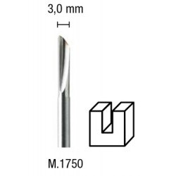 Fresa HSS per legno per scanalature diritte 3mm - PGMM.1750