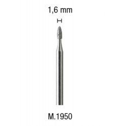 Fresa diamante fiamma 1,6mm - PGMM.1950