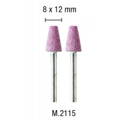 2 mole rubino conica 8x12mm - PGMM.2115