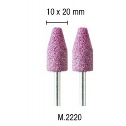 2 mole rubino cilindrica conica 10x20mm - PGMM.2220