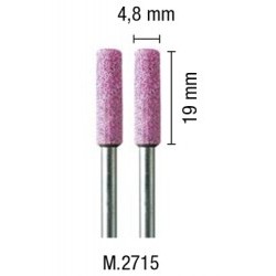 2 mole rubino per affilatura catene 4,8x19mm - PGMM.2715
