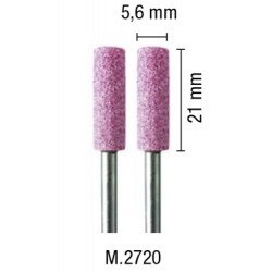 2 mole rubino per affilatura catene 5,6x21mm - PGMM.2720