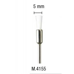 Spazzola pennello in nylon bianco 5mm - PGMM.4155