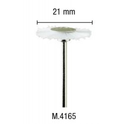 Spazzola circolare in nylon bianco 21mm - PGMM.4165