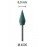 Punta fiamma in gomma blu 6mm - PGMM.4505